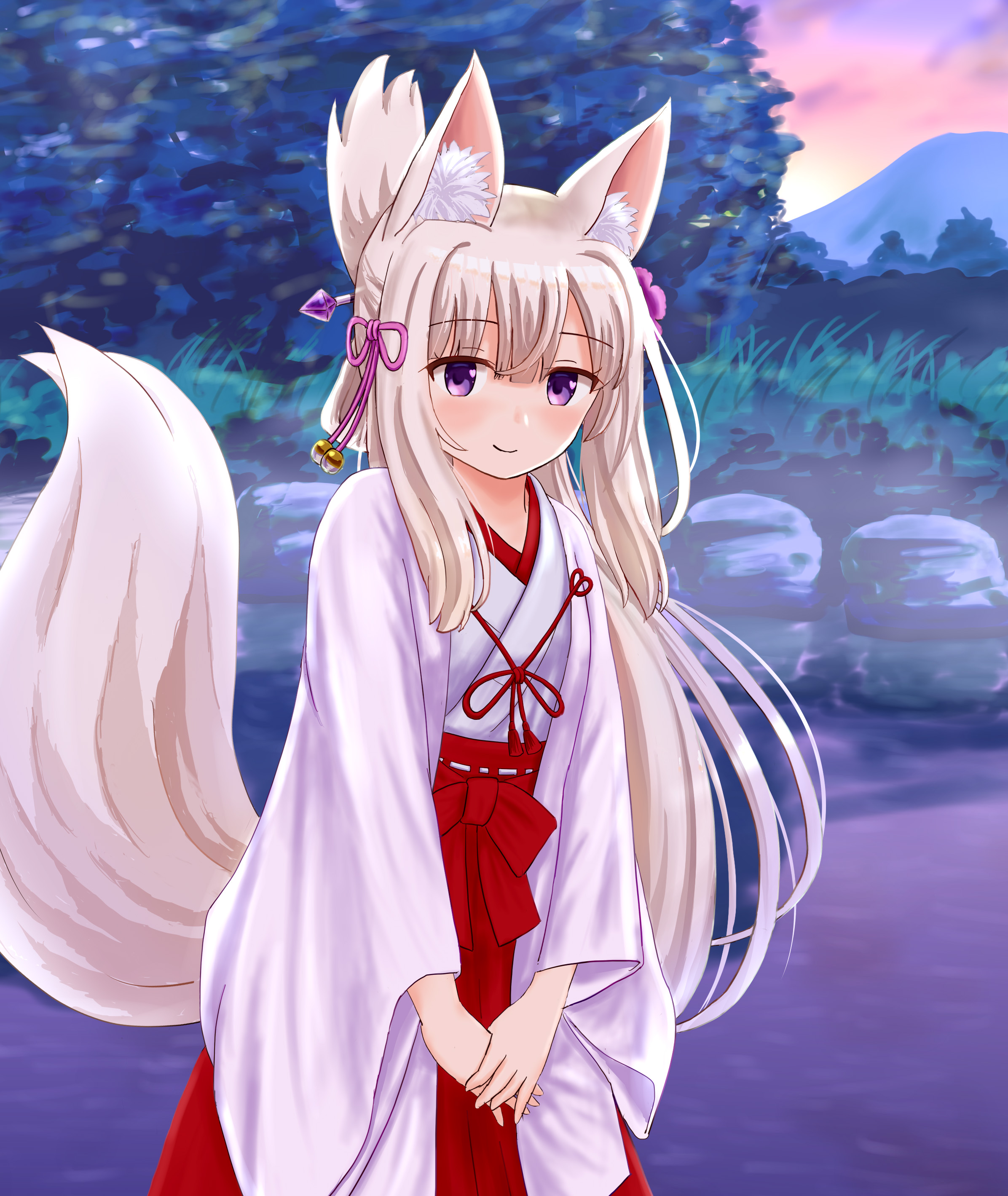 いろは 狐耳巫女イラスト 塗り完了しました ベストショットが決まらないので3種類にしてみました 創作イラスト 狐娘 ケモミミ 獣耳 絵描きさんと繋がりたい オリジナル オリキャラ T Co Ncljbdhs4z Twitter