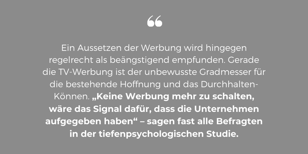 Wow!!😮😱 Der Satz 👇 aus dem tiefenpsychologischen Teil (von rheingold salon) der aktuellen AGF-Analyse macht einen schon stutzig - und sollte <a href="/Werbetreibende/">OWM</a> zu denken geben: bit.ly/2UTtwv0