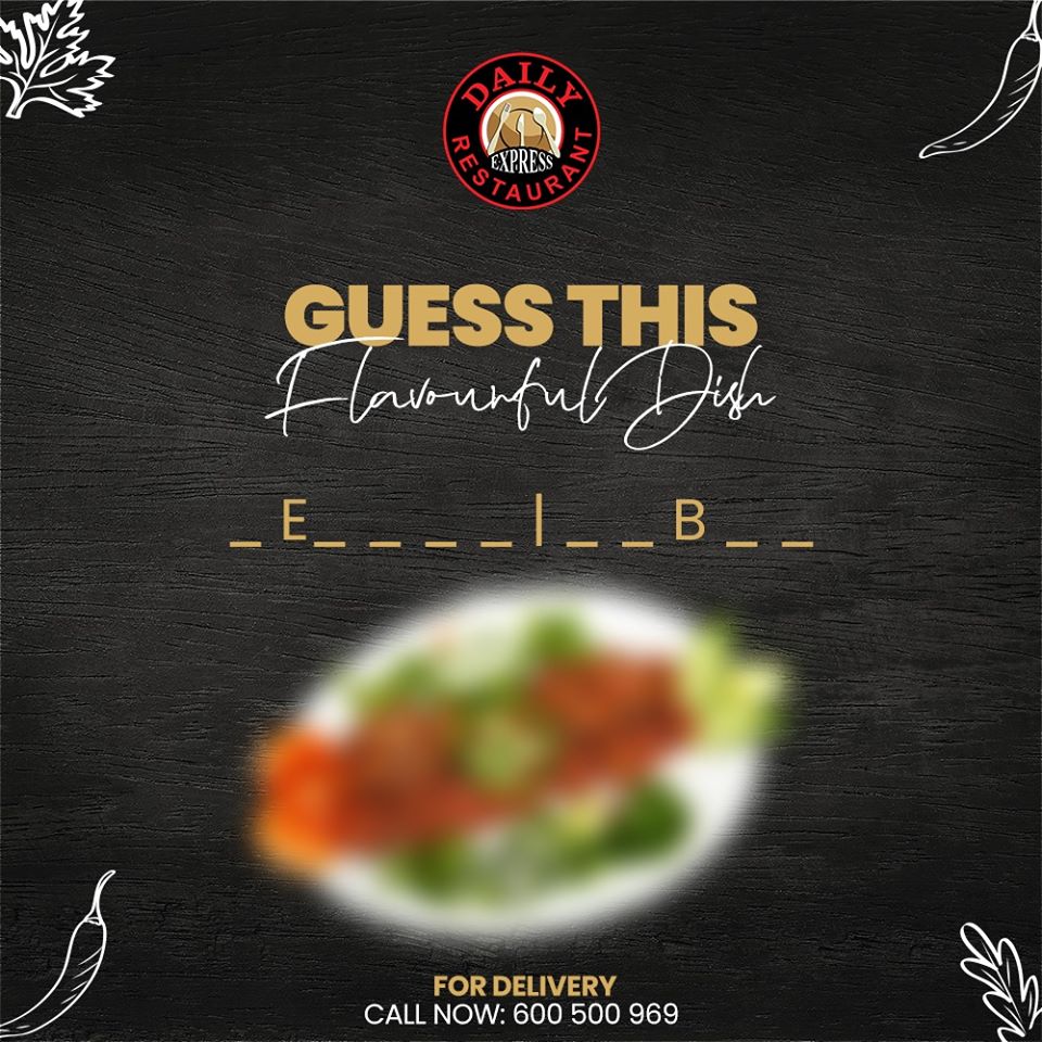 Dailyrestaurant's tweet photo. Hello Daily Express Family. Let’s check your Food IQ.

Guess the name of our best-seller Super Tempting Desi Delicacy and let us know your answers in the comments below.

#DailyExpressRestaurant #GuessTheDish 
#HomeDelivery #commentus #desidishes https://t.co/Vwq8hBef35