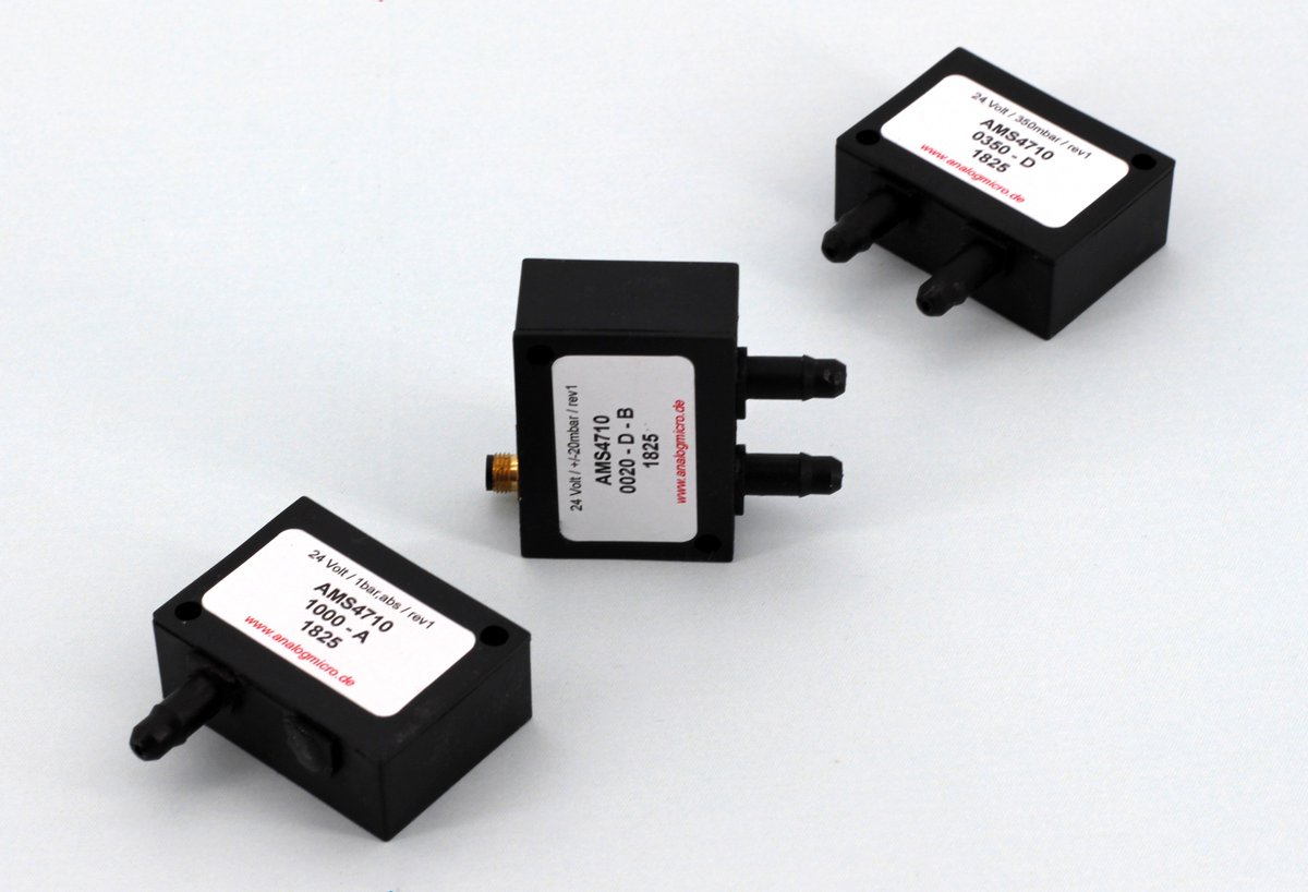 The #datasheet for our mini #PressureTransmitter series #AMS4710 is now available. The AMS 4710 provide a 0 ... 10 V output signal and are available for pressure ranges from 5 mbar up to 2 bar. They are suitable for industrial and medical applications. analog-micro.com/products/press…