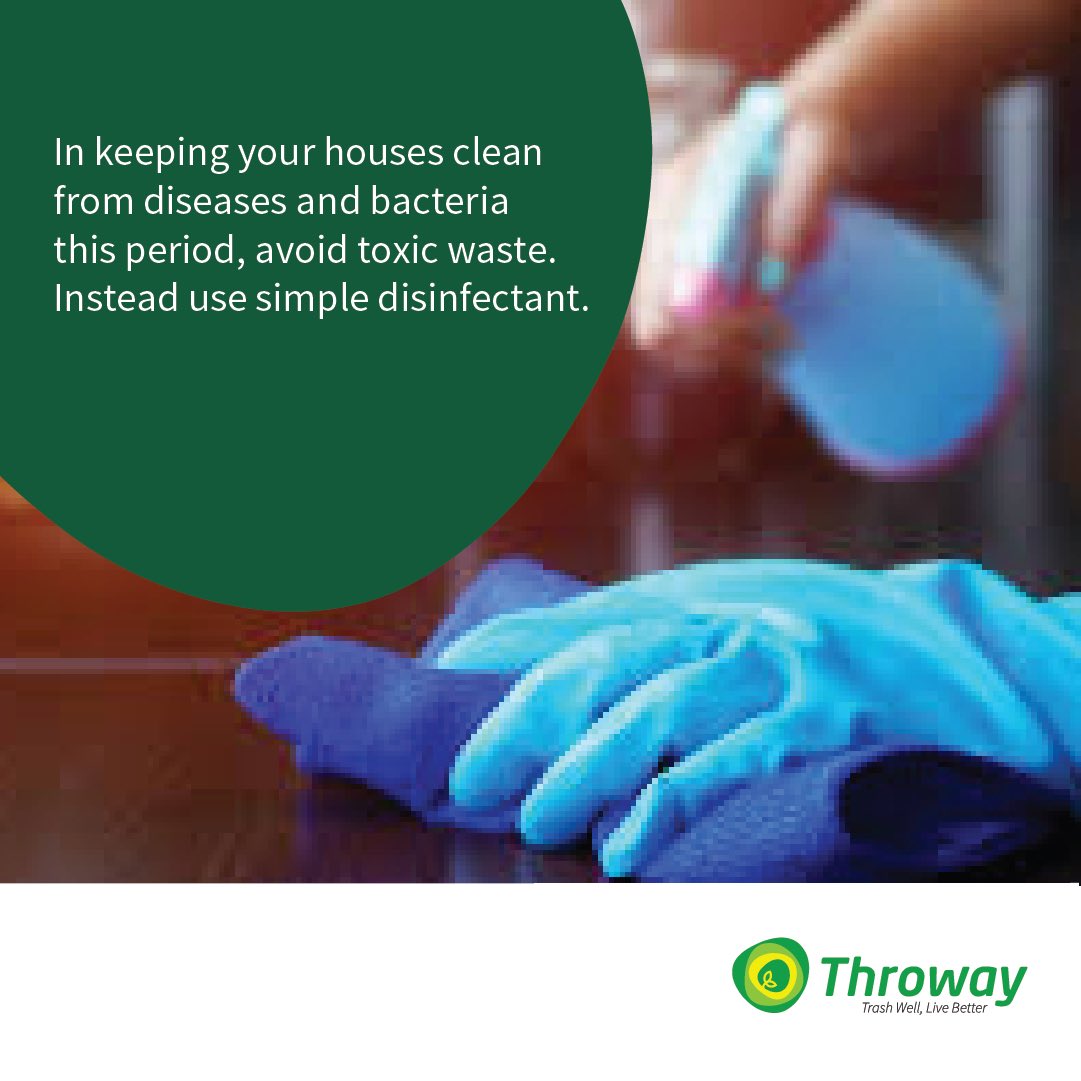ThrowayNG's tweet photo. As you keep your houses clean from diseases and bacteria, the use of household bleach containing caustic soda (NaOH) should be avoided. As it can can cause severe burns and permanent damage to any tissue that it comes in contact with.

#TrashWellLiveBetter
#ThrowayTip https://t.co/RUk1tBGmRM