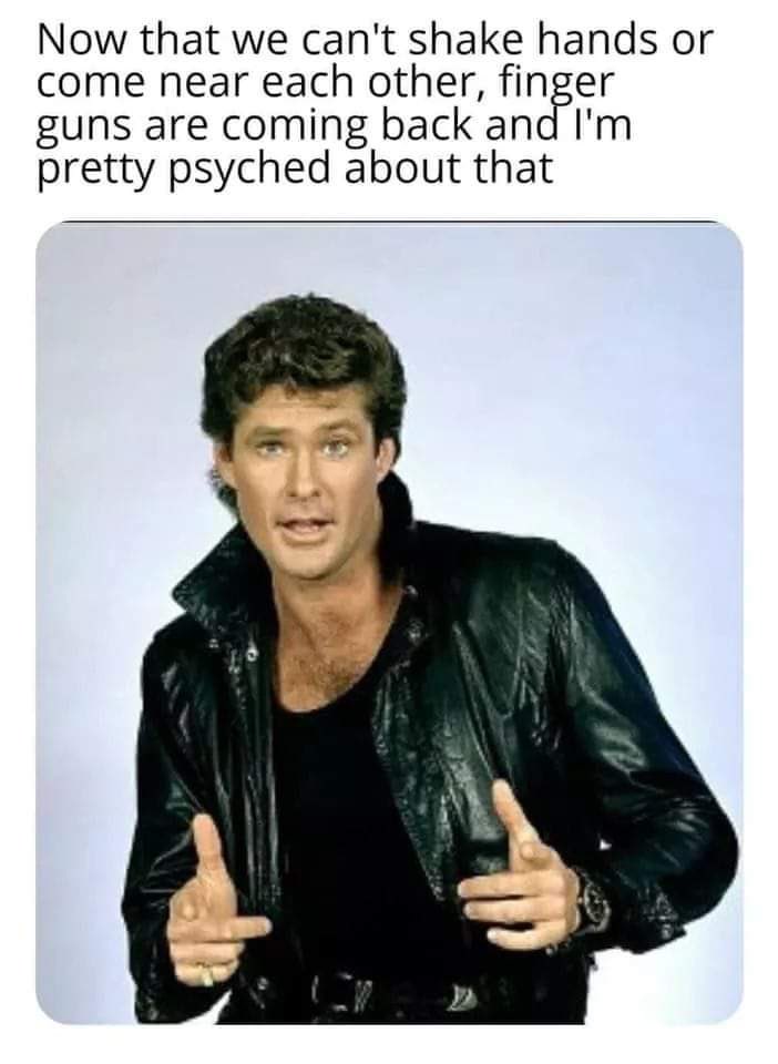 NampaPolice1's tweet photo. #PSAWednesday 
During these trying times, we’re still trying to find the silver lining in everything. We love this idea! 
#DontHassleTheHoff #KitApproved #WeAreStillKnightRiding #OurKnightRidersAreStillWorking 
@DavidHasselhoff https://t.co/LrPRyWL59W
