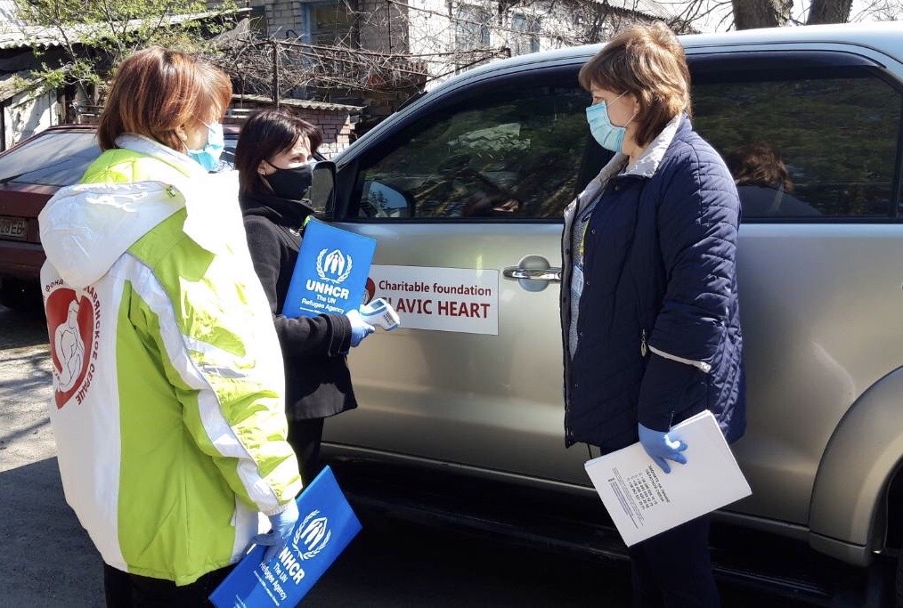 SlavicHeart's tweet photo. During the quarantine we have received more requests for help from the women from the contact line. Isolation, anxiety, depression, loss of social support along with the heightened risks of SGBV are the issues our mobile teams help the most affected people deal with @UNHCRUkraine https://t.co/nXSGQNGs24