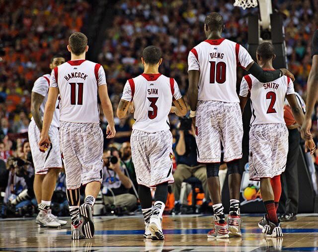 2dayOnX's tweet photo. TODAY IN HISTORY: 7 years ago today (4/8/13), Louisville defeated Michigan 82-76 for the 2013 NCAA National Championship; 3rd title in school history. #L1C4 https://t.co/wgGDMMvxdn
