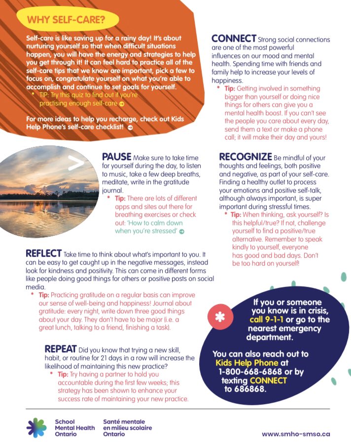 PDSB Mental Health Resource Team (@mhrtpeel) on Twitter photo #PeelFam: as we get into new routines learning from home, don’t forget about the basics of #selfcare 👇<a href="/PeelSchools/">Peel District School Board</a> <a href="/SMHO_SMSO/">School Mental Health Ontario</a> #PeelFam: as we get into new routines learning from home, don’t forget about the basics of #selfcare 👇<a href="/PeelSchools/">Peel District School Board</a> <a href="/SMHO_SMSO/">School Mental Health Ontario</a>