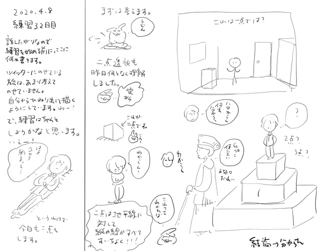 練習32日目 そろそろ練習の他にネーム始めます(布団) 