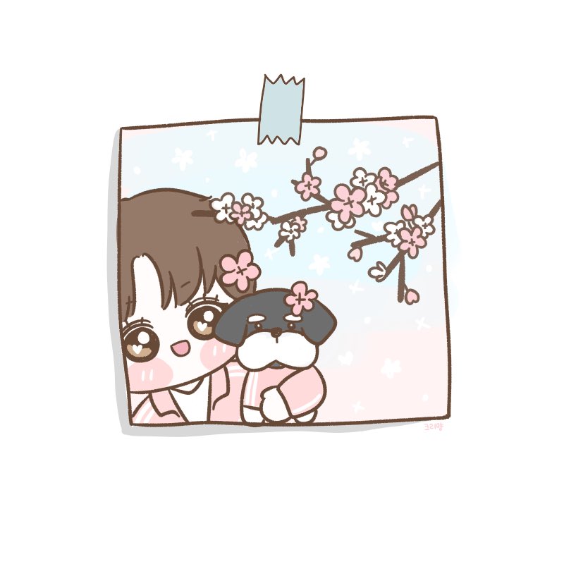 cream990529's tweet photo. 내년엔 꼭 맥스랑 꽃놀이가줘🌸

#박지훈 #ParkJihoon #朴志训 #팬아트 #fanart #May #박맥스 https://t.co/tPh57EnIdM