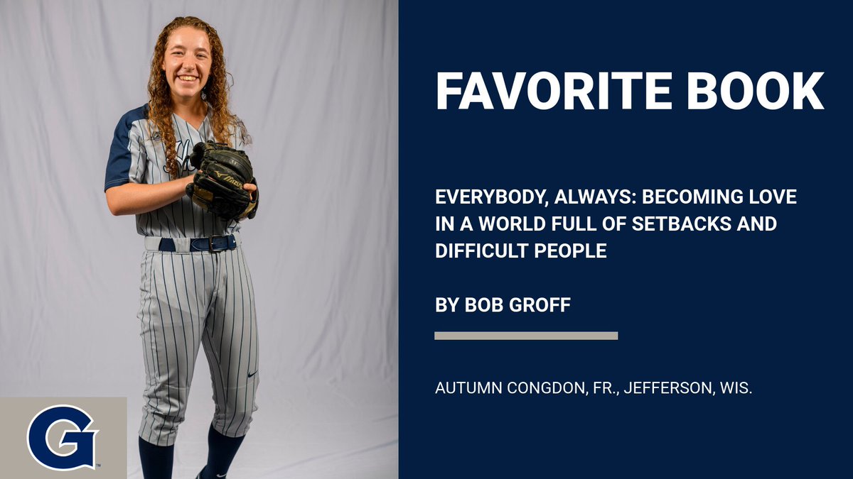 HoyaSoftball's tweet photo. Autumn shares her favorite book to read with us during all of this down time! #HoyaSaxa https://t.co/Hjtims5QjK