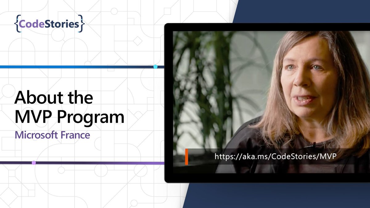 msdev's tweet image. Catch this episode of #CodeStories featuring our visit to Microsoft France this past November. We spent some time with the MVP Program Manager and learned what it takes to become an MVP. Watch:
msft.it/6017TeIvz