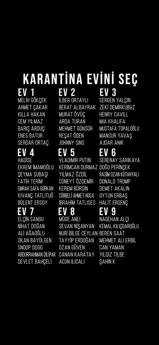 2-Ev'de son durum: ben son şarkımı Mehmet günsüre çalarken, johnny sins ve murat övüç story atıp takipçi kasıyorlar. Beratın cokomelli açıklamalarından sıkılan ilber ortaylı nerden düştüm bu cahillerin arasına dedi ortam bozulunca bizde Arda'yla PES atmaya karar verdik Ev-1 Ev-3