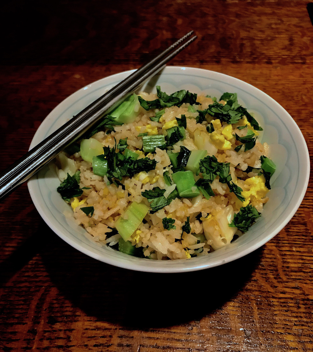 spiceboxtravels's tweet photo. Stem and Core Fried Rice for #WasteNotWednesday
@BeardFoundation #reducefoodwaste
#leftovers #quarantinecuisine #plantbased https://t.co/bg3CUnvO7e https://t.co/1kU0EbQjul