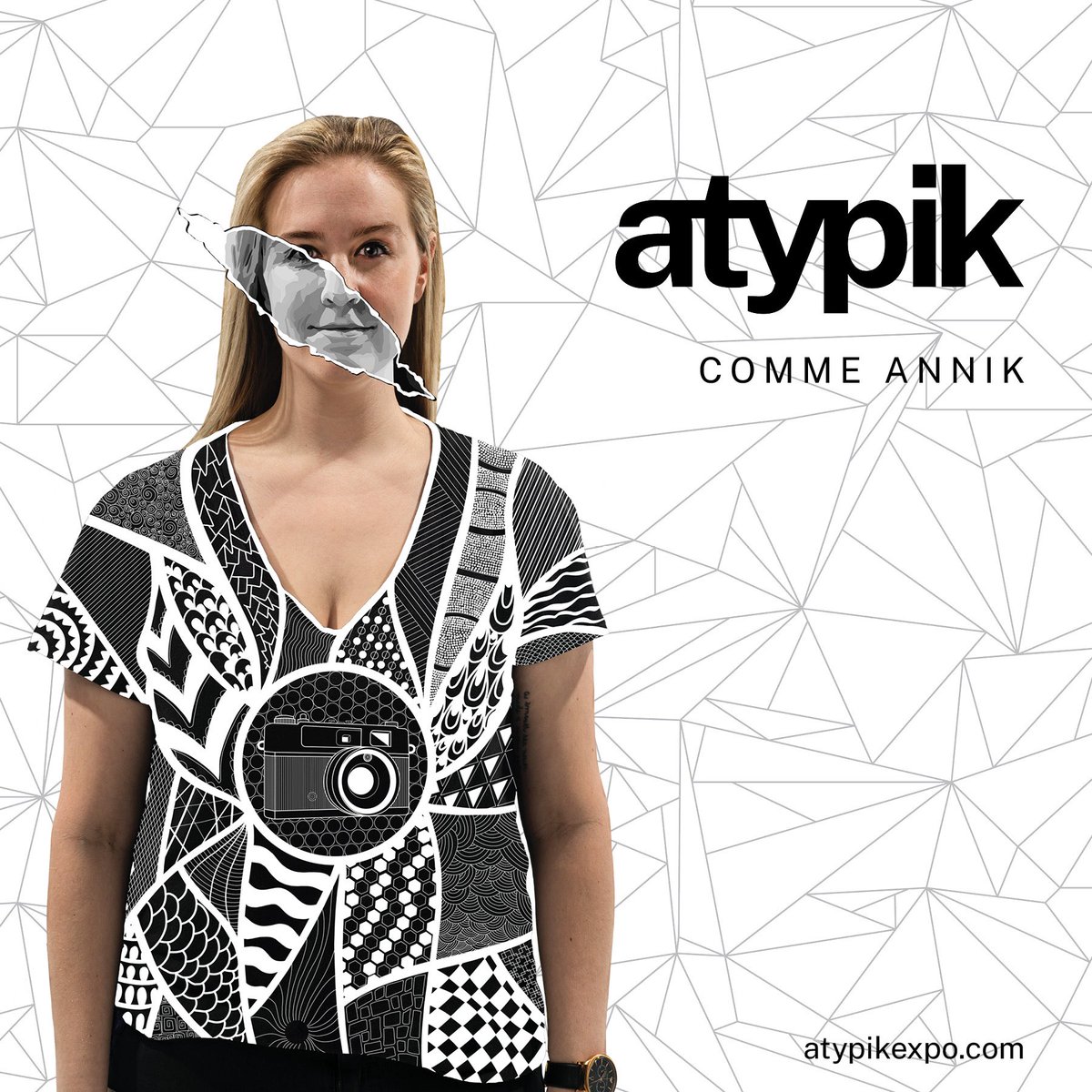 AtypikExpo's tweet photo. Atypik comme Annik 

Atypical like Annik 

https://t.co/q0oDtLfiaf #atypik https://t.co/hCQEmpBulu