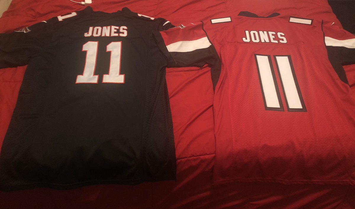 And here are my Falcons jerseys. I don’t think I’m going to get any of their new ones 