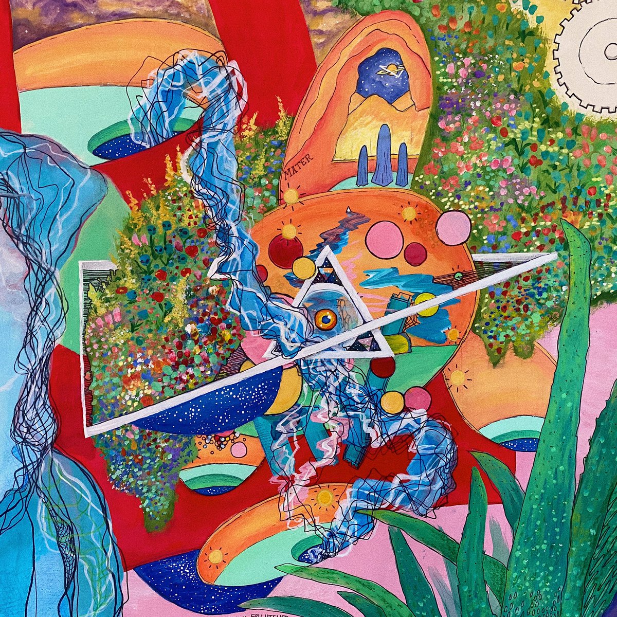 kelsallelu's tweet photo. “Awakening”
4’5” x 5’5”
Mixed media on paper
Kelsey M Parnell
April 2020 https://t.co/FluyNpyn1L