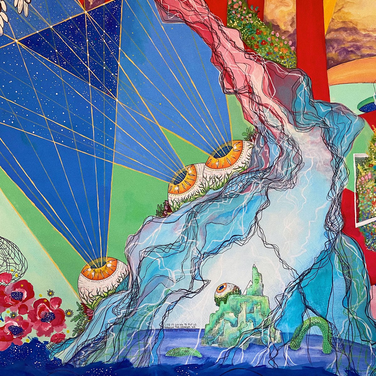 kelsallelu's tweet photo. “Awakening”
4’5” x 5’5”
Mixed media on paper
Kelsey M Parnell
April 2020 https://t.co/FluyNpyn1L