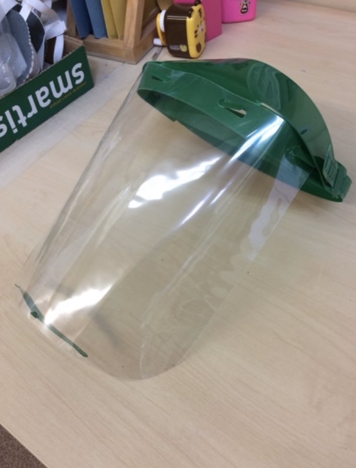 GMS_PE's tweet photo. Thank you to Mr Taylor and the DT team for making 23 Face Shields for the @NHSuk. They have been given to a local GP to distribute. @WycombeHighSch @Borlase @JHGSHW @rgshw @Becky_High @CressexCSchool @BourneEndAcad @PipersCornerSch get involved!! #supportingourhealthheroes https://t.co/Sl8ZvjdNSk