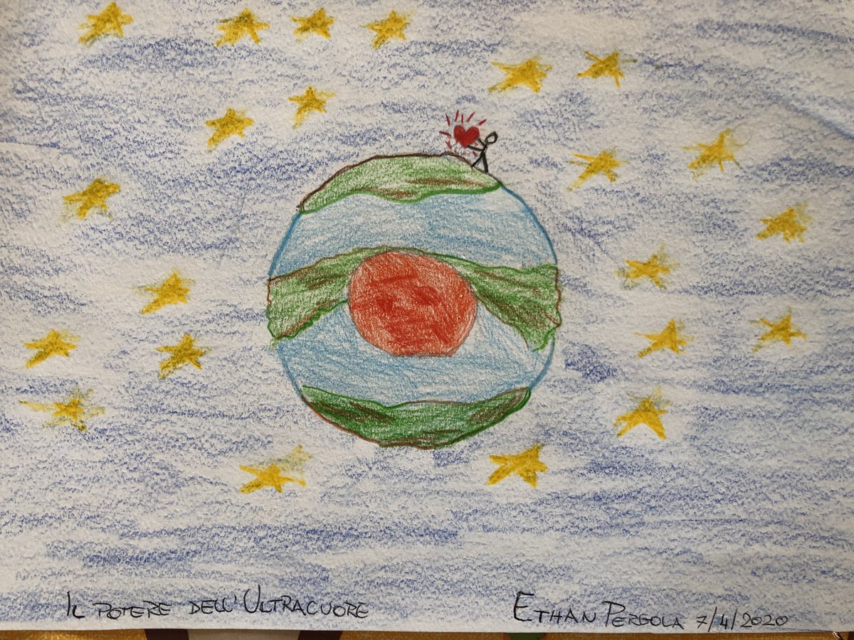 #RodariSocial/5 Ethan C’era una volta al museo di Berlino un Ultracuore che trasmetteva pace, amore e relax. Un giorno un bambino, quando la luna era piena, prese in prestito l’Ultracuore e lo fuse nel nucleo della Terra così da diffondere pace e amore in tutto il mondo.