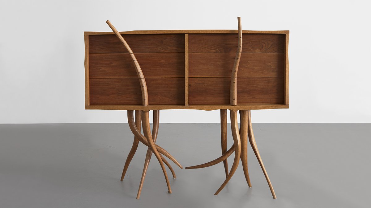 Furniture by American designer Wendell Castle, 1960s-2010s, a pioneering figure in the American crafts movement who merged concepts of sculpture and functional design