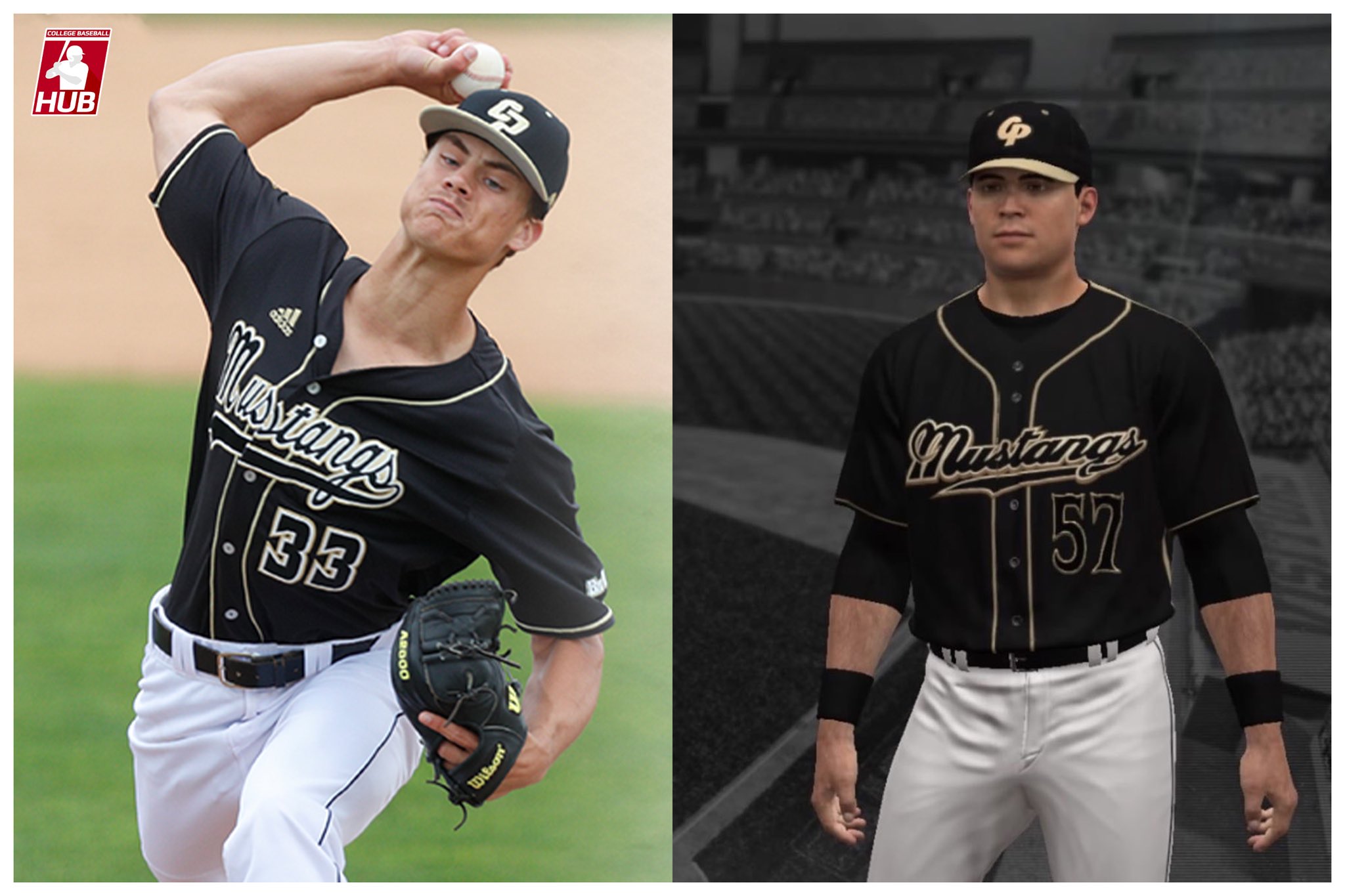 College Baseball Hub on X: College uniforms on MLB The Show part