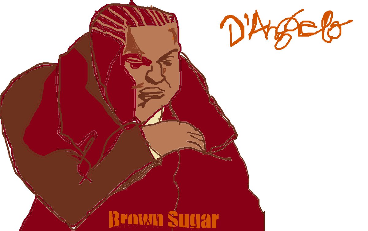 D'Angelo - Brown Sugar  #AlbumsInMSPaint