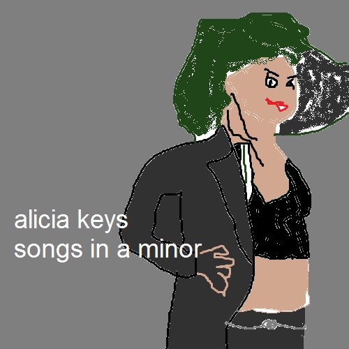 Alicia Keys - Songs in A Minor  @aliciakeys  #AlbumsInMSPaint