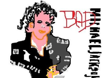 Michael Jackson - Bad  #AlbumsInMSPaint