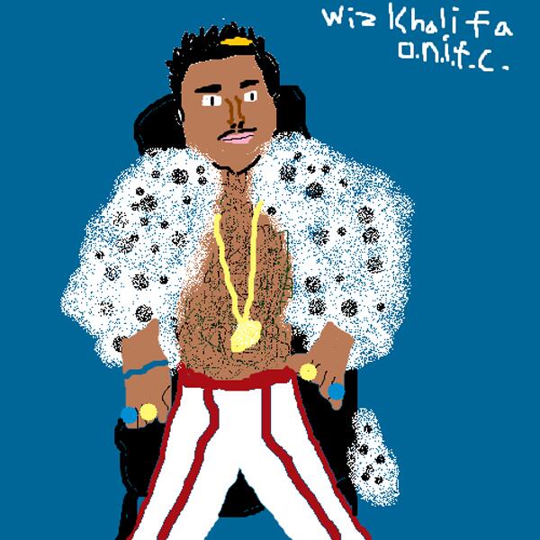 Wiz Khalifa - O.N.I.F.C.  @wizkhalifa  #AlbumsInMSPaint