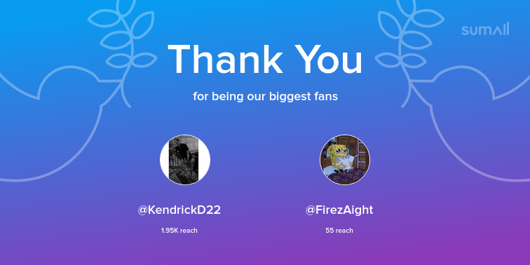 strvker_'s tweet photo. Our biggest fans this week: KendrickD22, FirezAight. Thank you! via https://t.co/mjAm8IyXp3 https://t.co/Ue2mrwRLIO