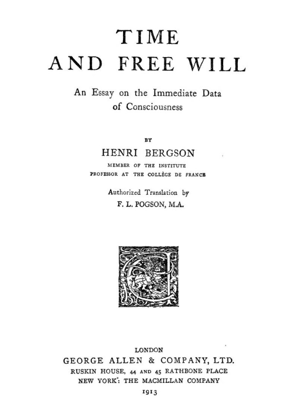 In Time and Free Will: An Essay of the Immediate Data of Consciousness by French philosopher Henri Bergson, it is posited that duration is unextended, yet heterogenous & therefore cannot be juxtaposed. His theories on time & la durée also notably inspired this year’s theme.