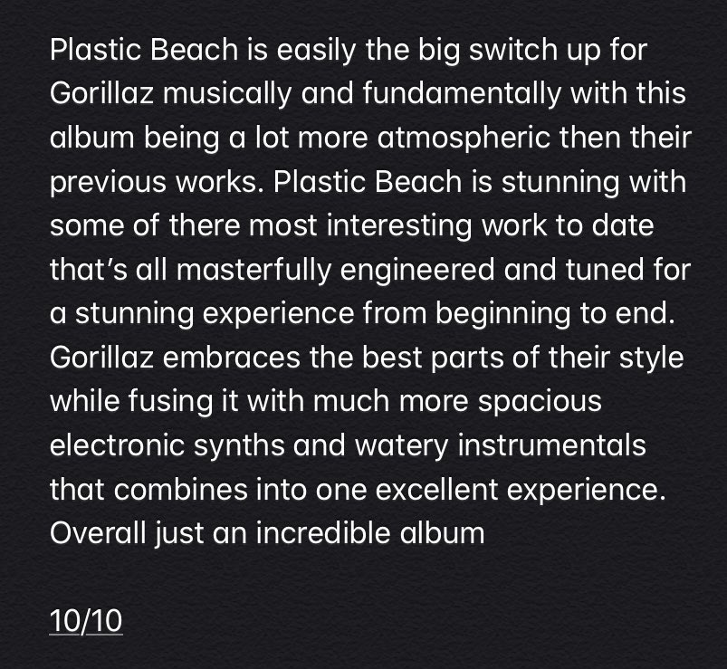 2. Plastic Beach (2010)
