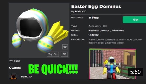 How To Make A Roblox Dominus In Real Life