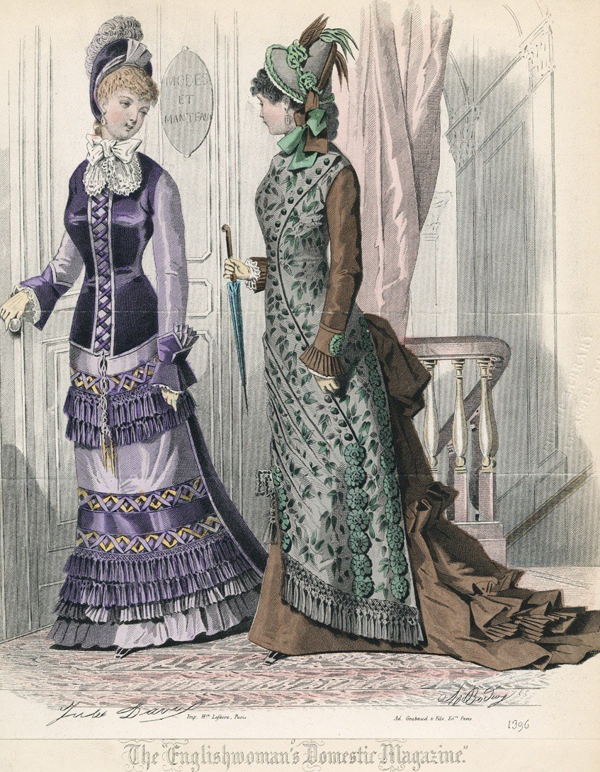 Bolton cites Lee McQueen’s use of the princess line from late 1870s gowns as an example of this juxtaposition: “Over the years McQueen continually worked with this elongated silhouette and I’ve always felt that the bumster was the most radical version of the way he achieved it."