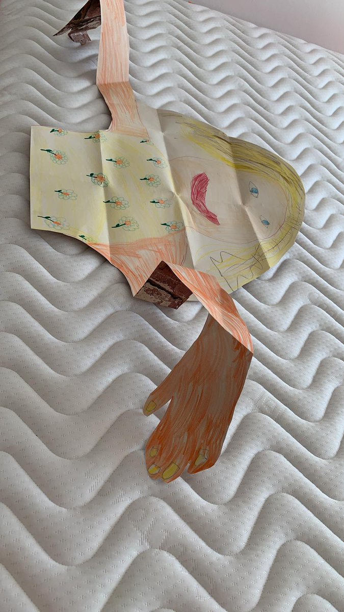 MrsTatt's tweet photo. Last week I drew around morgan and my step daughter so we could send 'hugs in the post's to grandparents. #morganryley #huginthepost #crafting #lifesize @Whites_Wood @MissGCartwrigh1 https://t.co/FC3ugm2q8p