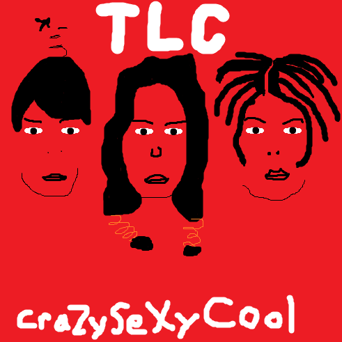 TLC - CrazySexyCool  @officialchilli  @TheRealTBOZ  #AlbumsInMSPaint