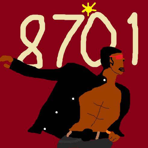 Usher - 8701  @Usher  #AlbumsInMSPaint