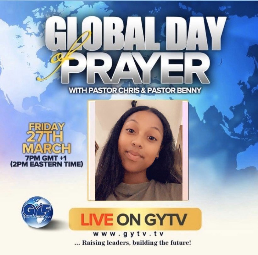 IfalianaRaz's tweet photo. Repost...
Global Day of Prayer 🙏🏽
My best time of the day that I can wait🥰  With Pastor Chris and Pastor Benny. 😇
I can tell you a lot has changed in my life so don’t miss it 👉
« Raising leaders, building the future! »💪
#globaldayofprayer https://t.co/Y4MoLapMMp