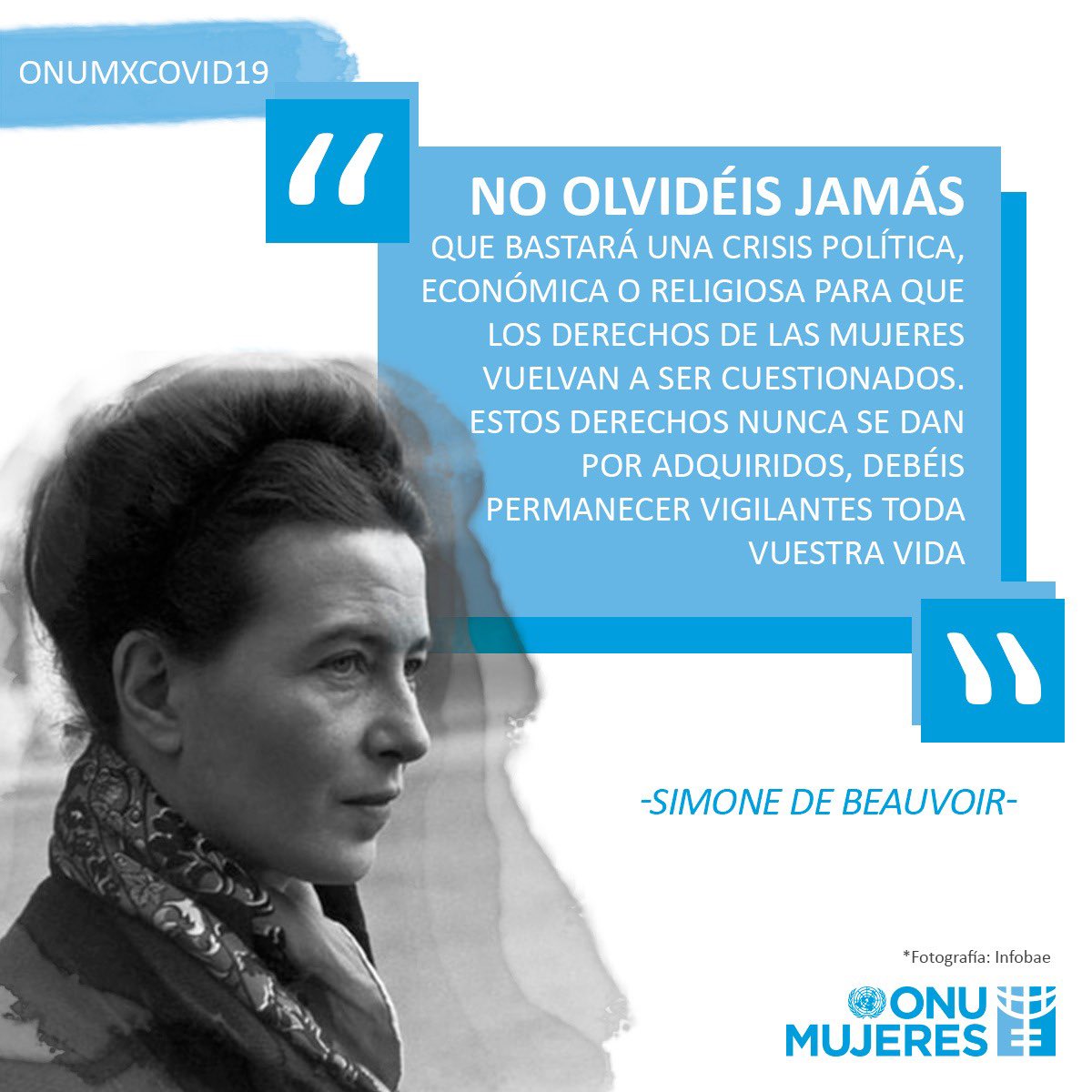 ONUMujeresMX's tweet photo. No permitamos que la crisis sanitaria de la #Covid19  haga invisible los impactos graves en la vida de las mujeres y las niñas, tales como el aumento del trabajo doméstico y de cuidados, daño en la autonom��a económica, violencia física o sexual, entre otras. #ONUMxCOVID19 https://t.co/UJhaJPJkds