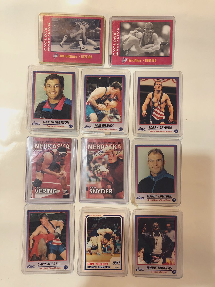 Jake has been reorganizing for us & has come across some good stuff #wrestlingcards #wrestlingfamily