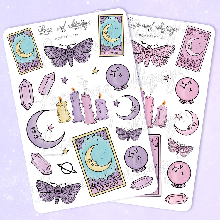 I sell lots and lots of sticker sheets for journaling & such...  https://www.laceandwhimsy.com/the-sticker-shop?category=Sticker+Sheets✩