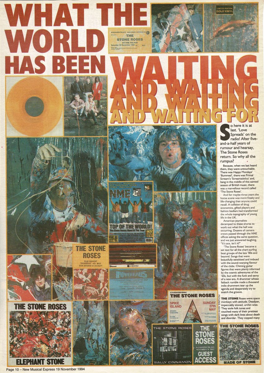 What the world was waiting for  @thestoneroses meagthread of   #cuttings....