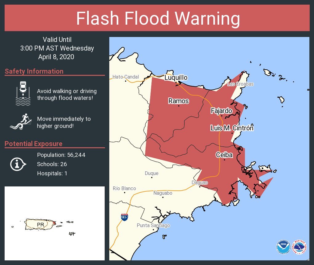 Alertas Meteorológicas PR / RD tweet media