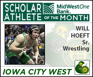 rmmurken's tweet photo. MidWestOne Bank Scholar Athlete of the Month: Mental and physical toughness helps set West High senior Hoeft apart 
https://t.co/Q8MiEYAIke https://t.co/6VnBy9IvBz