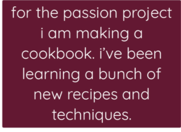 _KLeese_'s tweet photo. #nistis Voice and Choice @Y4NIST. It really is the "icing on the cake" seeing students take charge of their own learning and celebrate! #schoolisclosed #nistislearning #agency #passionprojects #studentledinquiry https://t.co/9jHYTfPhD1