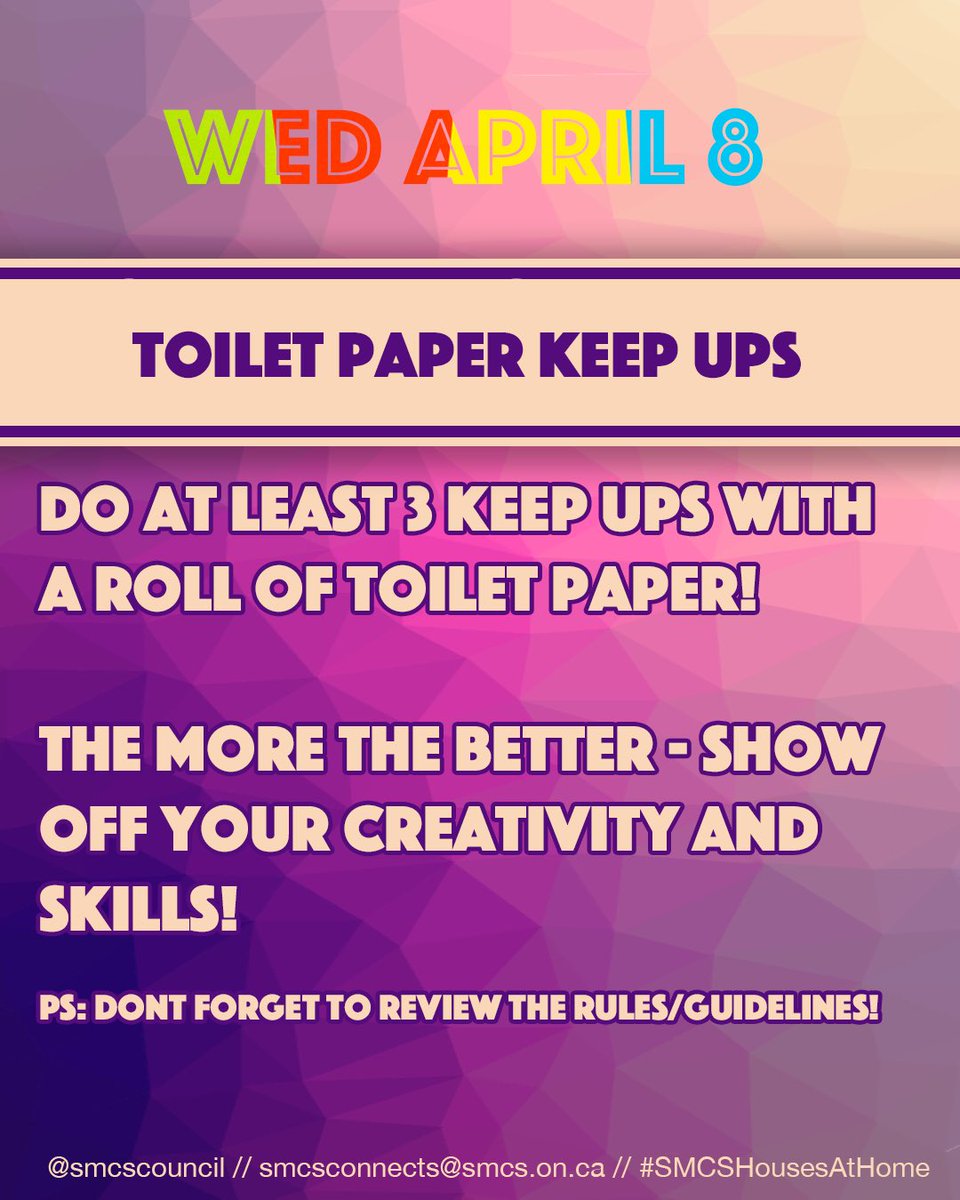 Alright Spartans your next challenge is here!! How many do you think you can do?? Remember to post your submissions on your story as well as emailing the clip to our student council email!!