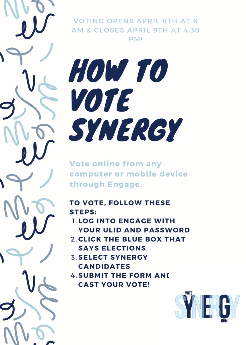 Hailey_Boutte's tweet photo. Go vote SYNERGY on engage today! https://t.co/rfRtTMONfr