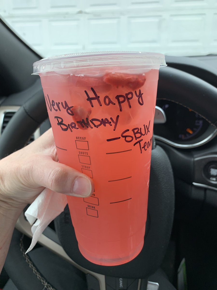 SandyTibbitts's tweet photo. Thank you @Starbucks for helping me celebrate my daughter’s birthday. Your team at the Grand &amp; Dilly’s - Gurnee location is the best! ♥️ https://t.co/MnO5jvHQxz