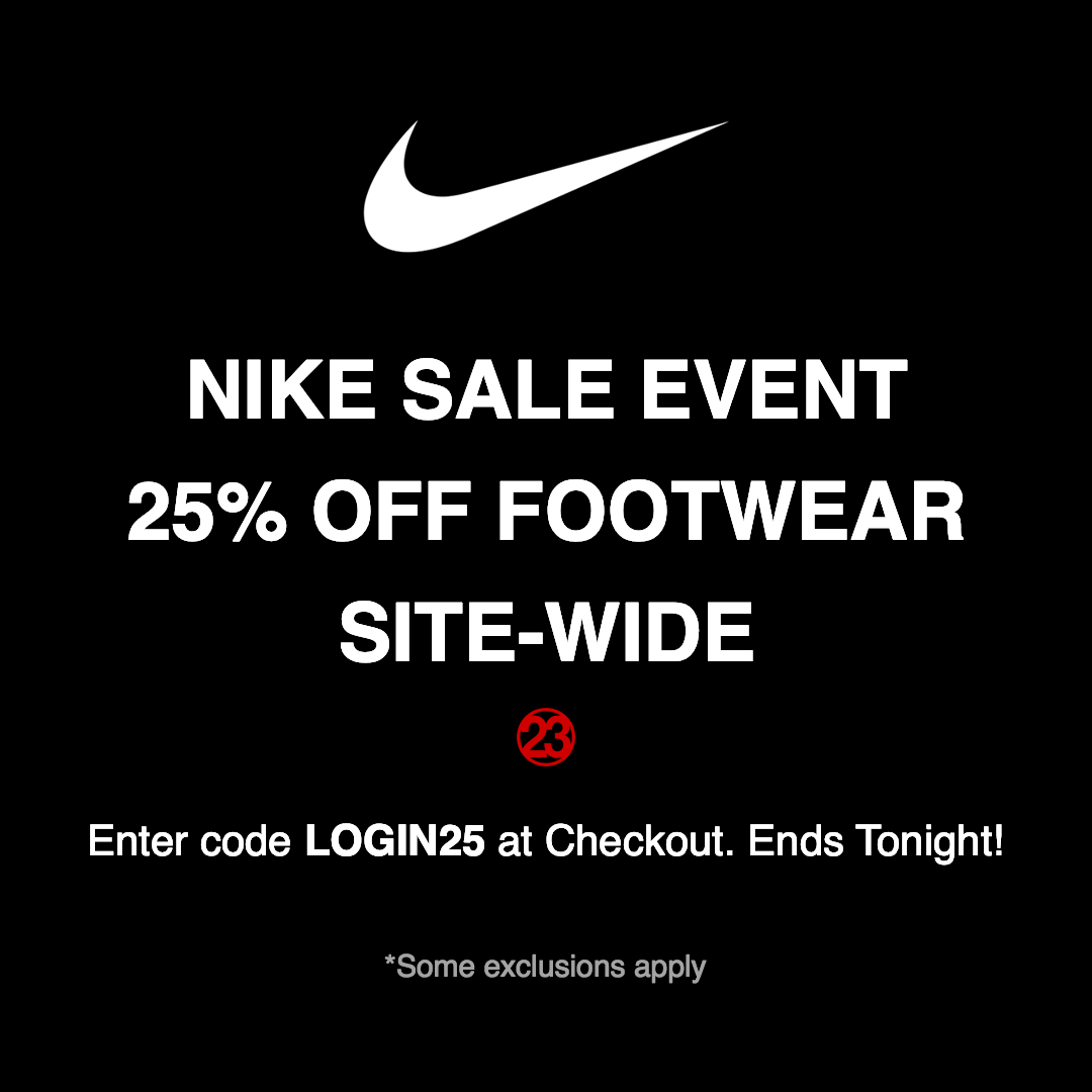 ENDS TONIGHT: 25% OFF footwear on @nikestore with code LOGIN25 Mens -> go.j23app.com/gq6 Womens -> go.j23app.com/gq7 Boys -> go.j23app.com/d1l Girls -> go.j23app.com/gq8 All -> go.j23app.com/gq5 *some exclusions apply