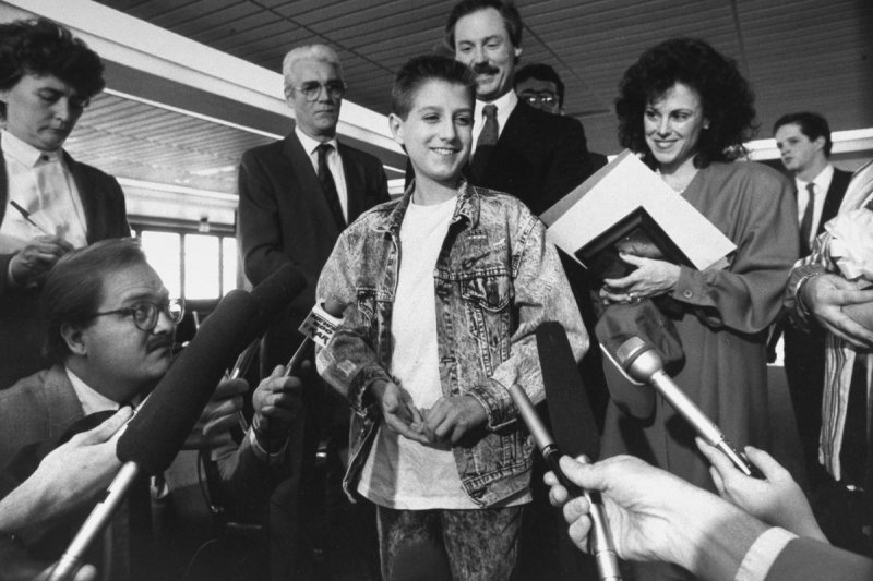 He ended up becoming the public face of the virus after being kicked out of school over fears of the disease. He won the right to go back to school and became an advocate for AIDS research and education. (: Getty Images)