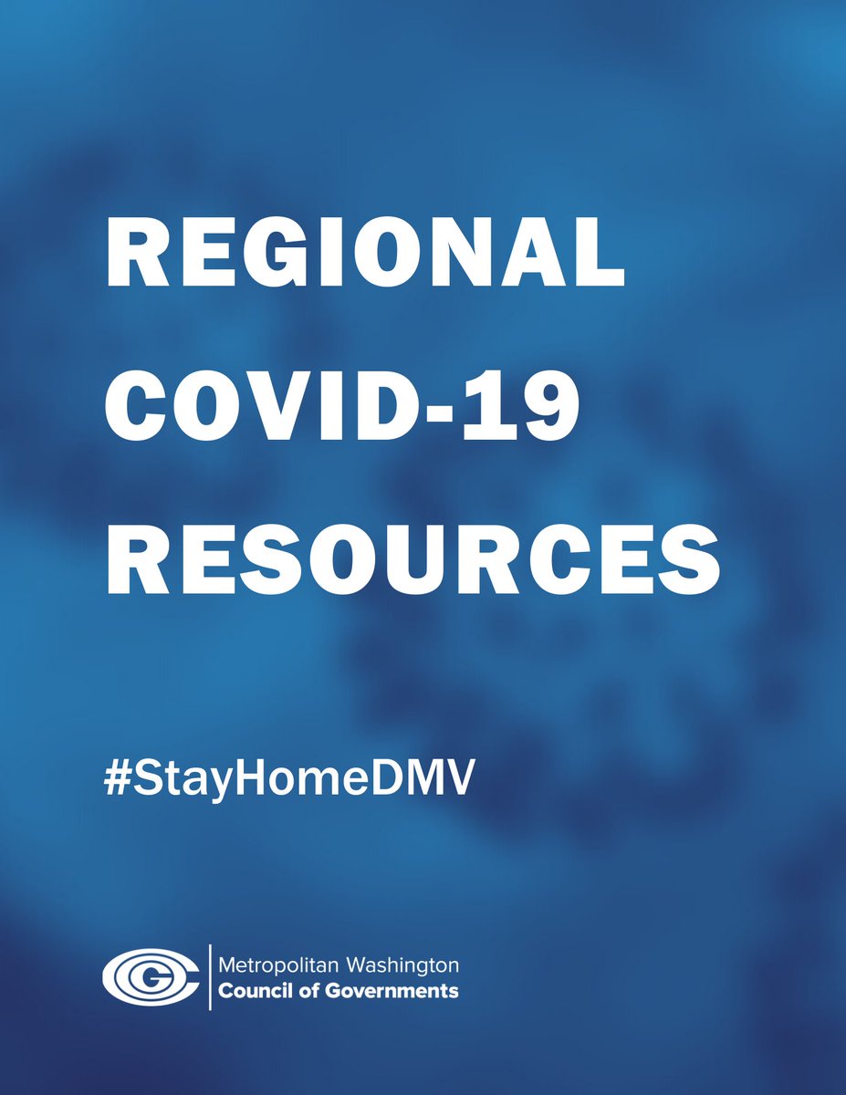MWCOG's tweet photo. For an interactive map of current #COVID19 cases in the region and other resources, visit: https://t.co/MRefp148zk #StayHomeDMV https://t.co/8jUU2PKUr7