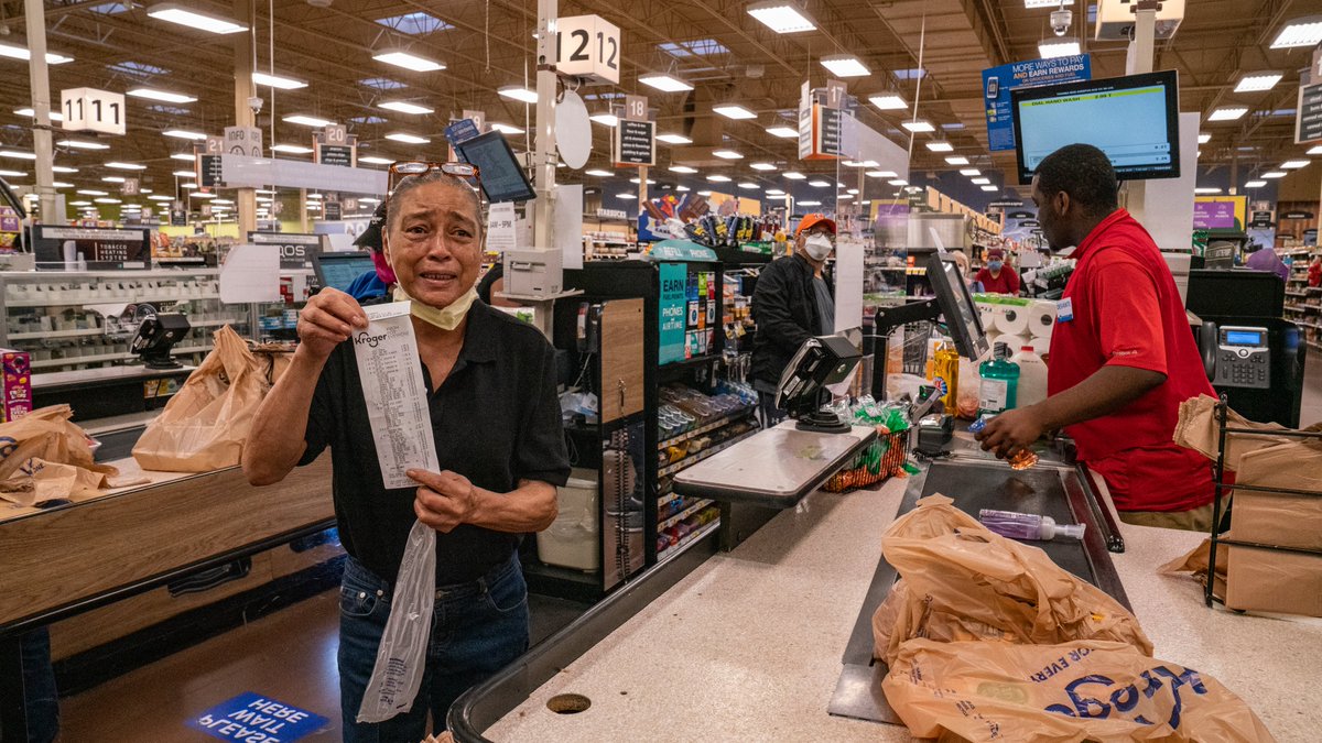 CONFIRMED:  @tylerperry paid for all groceries during Seniors Hour at 44 Atlanta-area  @Kroger stores. Look at these faces -- you can see the smiles and tears through the masks!
